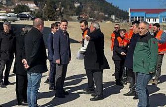 Ayancık’ta kavşak çalışmaları