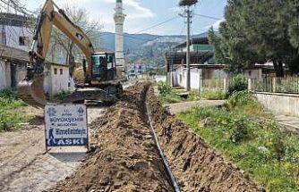 Aydın Büyükşehir’in ilçelerde altyapı yatırımlarını sürüyor