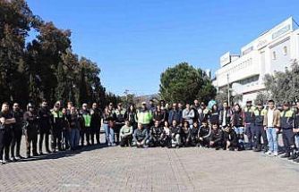 Aydın’da motosiklet sürücülerine güvenli sürüş eğitimi