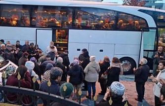 Aydınlı umreciler dualarla uğurlandı