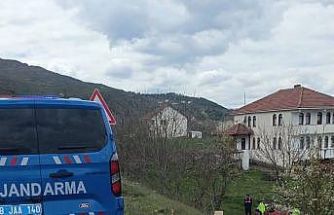 Bahçeye uçup takla atan otomobilin sürücüsü yaralandı