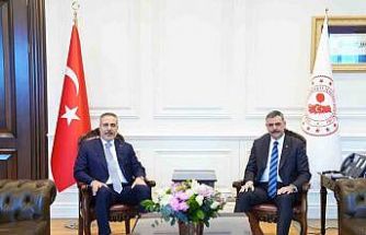 Bakan Fidan’dan Bakan Çiftçi’ye "hayırlı olsun" ziyareti