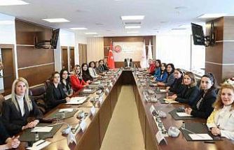 Bakan Göktaş, baroların kadın ve çocuk hakları komisyonu temsilcileriyle bir araya geldi