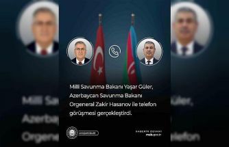 Bakan Güler, Azerbaycanlı mevkidaşı ile telefonda görüştü