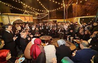 Bakanlar vatandaşlarla ateş başında sohbet etti