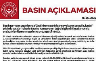 Bakanlıktan Zeytinburnu’ndaki anne ve çocuk ölümüyle ilgili açıklama