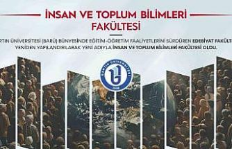 BARÜ Edebiyat Fakültesinin adı "İnsan ve Toplum Bilimleri Fakültesi" oldu