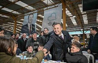 Başkan Akın Havranlı hemşehrileriyle aynı sofrada buluştu