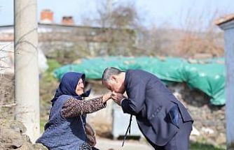 Başkan Balaban Yuntdağı’nda vatandaşlarla bayramlaştı