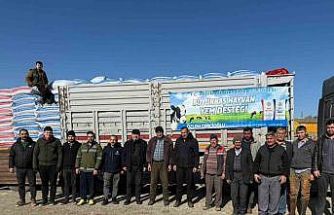 Başkan Çerçioğlu’ndan Karacasu’da küçük üreticilere yem desteği