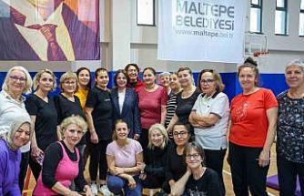 Başkanı Köymen, spor yapan kadınlarla buluştu