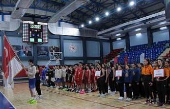 Basketbol yarı final müsabakaları Düzce’de başladı