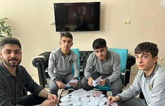 Bayburt Anadolu İmam Hatip Lisesi öğrencilerden ihtiyaç sahiplerine destek