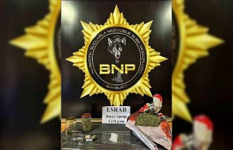 Bayburt’ta 1 kilo 218 gram esrar ele geçirildi