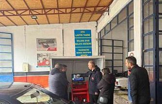 Bayburt’ta egzoz gazı emisyon ölçüm istasyonları denetlendi