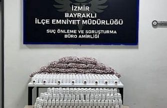 Bayraklı’da binlerce uyuşturucu hap yakalandı