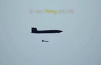 Bayraktar KIZILELMA LGK-82 ve TEBER-82 mühimmatlarıyla hedefi tam isabetle vurdu