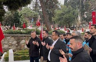 Bayram öncesinde şehitler unutulmadı