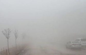 Besni’de sağanak yağış ve yoğun sis etkili oldu