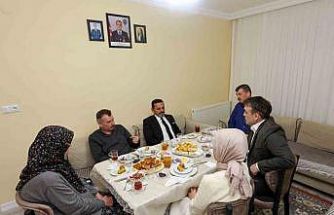 Bilecik protokolü şehit ve gazi aileleriyle iftarda buluştu