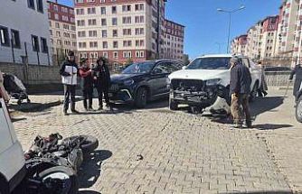 Bingöl’de otomobil ile motosiklet çarpıştı: 2 yaralı