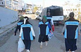 Bodrum Belediyesi minik yüzleri güldürdü