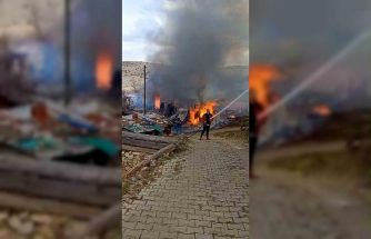 Bolu’da 3 yapı alevlere teslim oldu