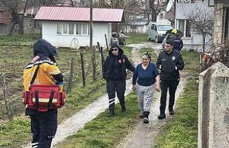 Bolu’da baca yangını: 1 yaralı