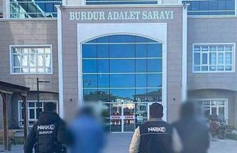 Burdur’da uyuşturucu operasyonları: 5 tutuklama