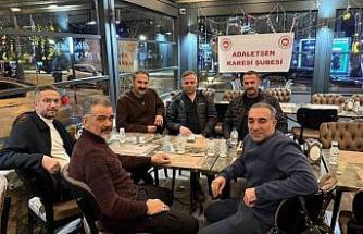 Burhaniye’de Adalet Sen üyelerine iftar verdi