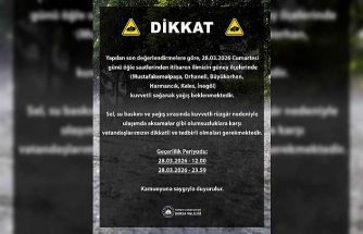 Bursa için sarı alarm: Kuvvetli yağış kapıda