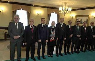 Bursa protokolü bayramlaşmak için bir araya geldi