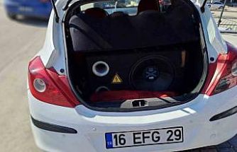 Bursa’da araçta ses sistemi bulunan sürücüye ceza yağdı