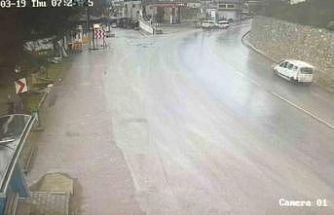 Bursa’da Bayram arifesinde feci kaza kamerada: 7 yaralı