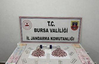 Bursa’da bin 39 adet sentetik hap ele geçirildi