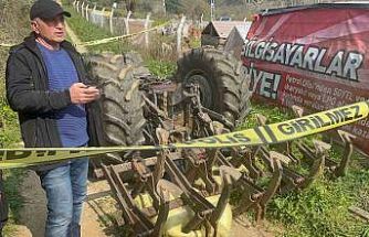 Bursa’da devrilen traktörün altında kalan sürücü hayatını kaybetti