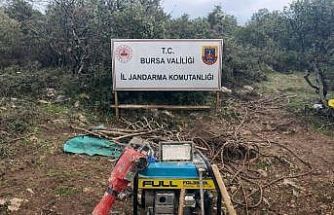 Bursa’da Jandarma 35 metrelik kaçak tüneli ortaya çıkardı