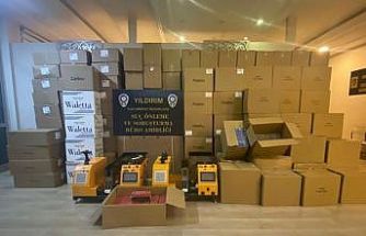 Bursa’da kaçak sigara imalathanesine operasyon: 460 kilo tütün ele geçirildi