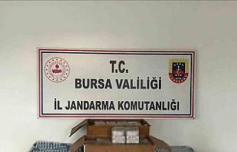 Bursa’da kaçak sigara operasyonu: 37 bin adet kaçak sigara ele geçirildi