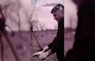 Bursa’da maganda dehşeti kamerada