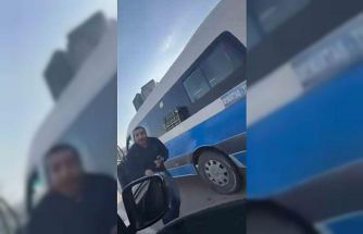 Bursa’da yol verme kavgası kamerada... Camı kırdı, 180 bin lira ceza yedi