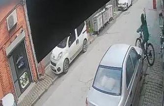 Çalınan bisikletini ertesi gün buldu