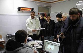 Çarşamba’da ‘app plaka’ paniği: Şoförler odası doldu taştı