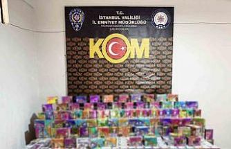 Çay paketleri arasında kaçak sigara sevkiyatı dronlu polis takibine takıldı