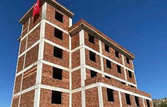 Çermik’te Kur’an kursunun kaba inşaatı tamamlandı