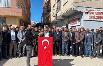 Ceylanpınar’da gümrük kapısı nöbeti