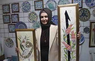 Çini sanatçısı Özlem Aşar: "Vav ile Elif’in aşkını eserlerime yansıtıyorum"