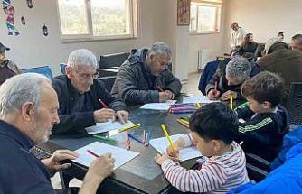 Çocuklardan büyüklerine huzurevinde ziyaret