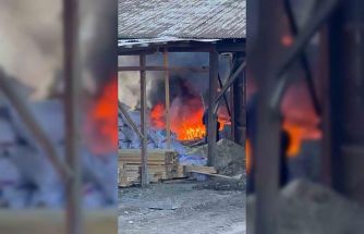 Çöp konteynerlerinde çıkan yangın korkuttu