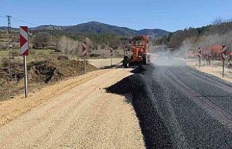Çorum’da ayağı çöken köprüye alternatif yapılan yolda çalışmalarda sona gelindi